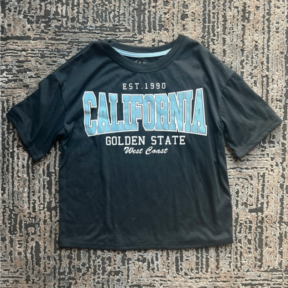 Art Class Black and Blue Short Sleeve Tee